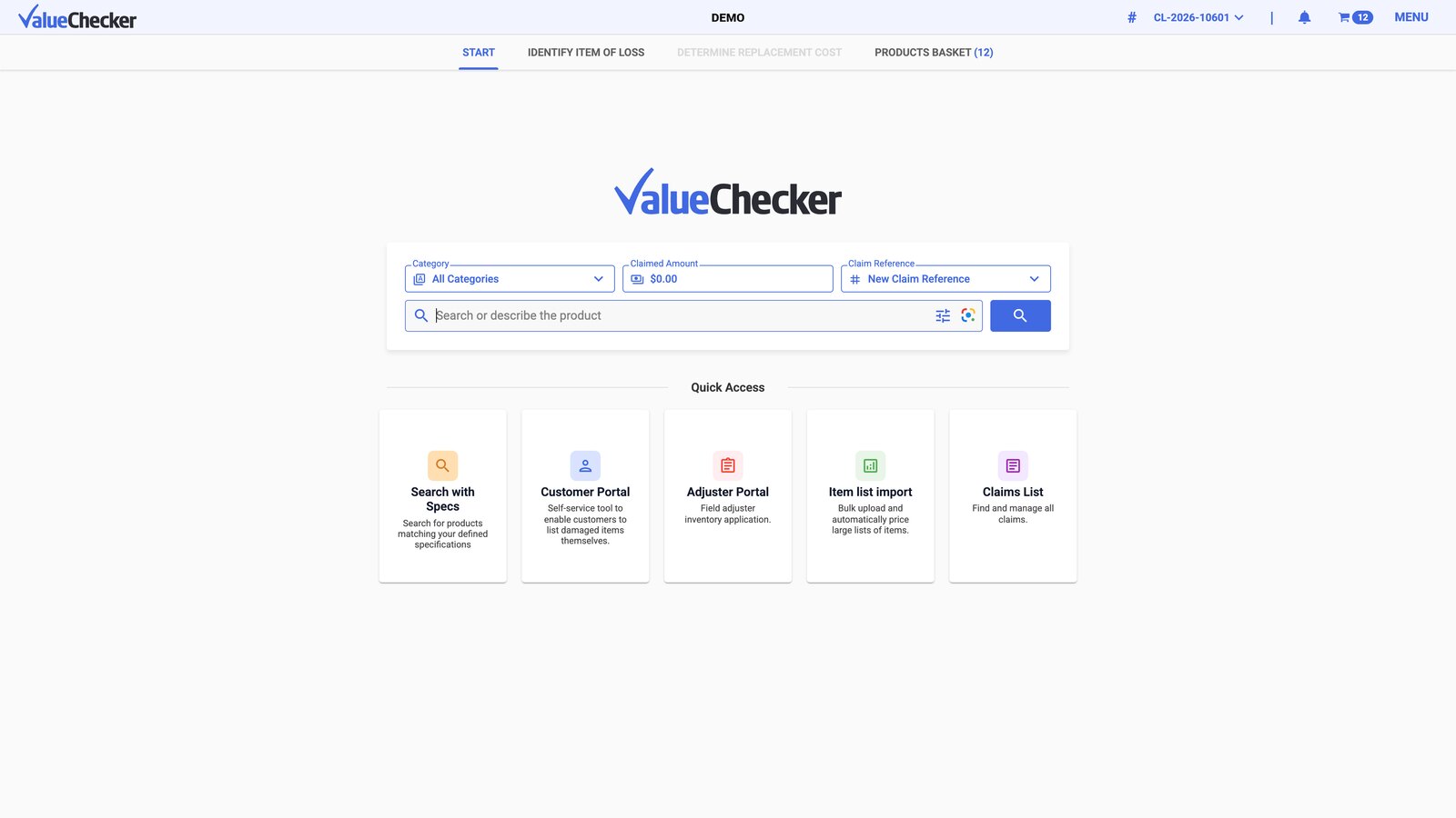 ValueChecker start page today